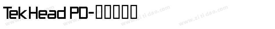 TekHead PD字体转换
